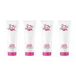 Queen of Ooh la la! Coconut and Vanilla Womens Shaving Gel, Sensitive Moisturising Shaving Cream for Women, 4x150ml