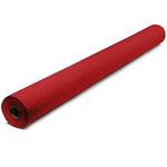 Venuscello® Red Banquet Roll 25m x 120cm Paper Banqueting Table Cover for Wedding Buffet Dinner Home Large Disposable Table Paper Cloth