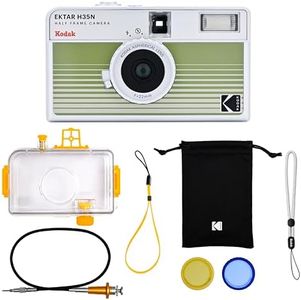 Kodak Ektar H35N Half Frame Camera Premium Kit, Green