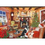 The House of Puzzles - No.7 - Me Too Santa Jigsaw - 500 Piece Jigsaws For Adults, Artist Illustrated, Scenic Landscape, Deluxe Puzzle Gifts