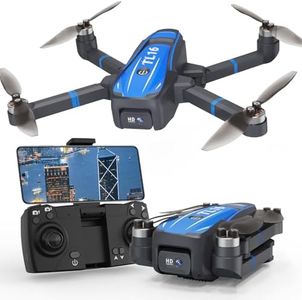 Toladrone Drone avec Caméra 1080P, Drones pour Adultes avec Moteur sans Balais Positionnement Optique du Flux Retournement à 360 RC Quadcopter pour Débutants, TL16