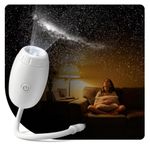 Eroshoo Galaxy Projector, 360° Rotatable Star Night Light, USB Powered Starry Planetarium Projectors,Plug & Play Milky Way Projection Light, Space Led Lights for Bedroom Ceiling, Kids Gifts, Party