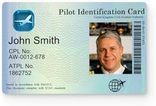 Personalised Pilot Licence-Style Card - Fun Dress-Up Accessory for Kids and Adults - Custom Photo and Name - Plane Lovers - Novelty Flying Experience Cosplay ID