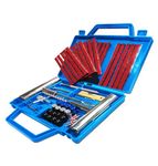 HYHJMISTY 53pcs Tyre Repair Kit, Heavy Duty Tire Plug Kits, Portable Tyre Repair Kits, Quick Tyre Repair Emergency Kits for Car, Motorcycle, Truck, Van, ATV, Tractor, etc.