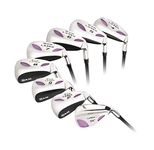 Ram Golf Laser Petite Graphite Hybrid Irons Set 4-SW (8 Clubs) -Ladies Right Hand