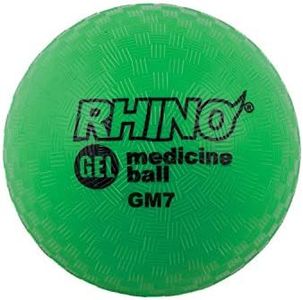 Champion Sports Gel Filled Medicine Ball (Green 7 lbs)
