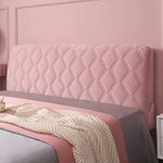 uyeoco Stretch Headboards Cover Slipcover Backrest Cover, Slip Protector Cover for Single/Double/King/Super King Size Bed, Washable (Color : Pink, Size : 140cm)