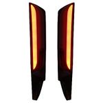 MODIFIED AUTOS Rear Tail Cabin Pillar Light Set of 2 - Red Matrix Type For Toyota Fortuner