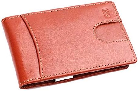 Brooklyn Bridge Minimalist Slim Wallet for Men - RFID Blocking Front Pocket Credit Card Holder with Money Clip