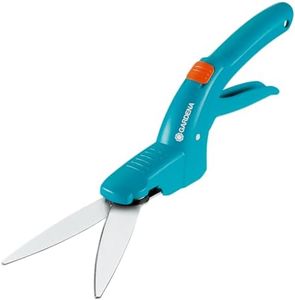 GARDENA Classic Grass Shears: Mechanical Straight-Ground Lawn-Edging Shears with self-Sharpening Blades and Friction-reducing Coating, ergonomically Designed Shape (8730-30), Multicolor