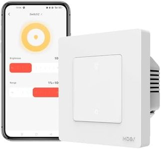 Interrupteur Variateur d'intensité (Passerelle MOES ZigBee nécessaire) Compatible avec Alexa et Google Home Smart Life Tuya