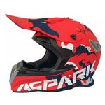 Woljay Dirt Bike Helmet Full Face Motorcycle Helmets Motocross Off Road Street MX MTV - DOT (Red,Large)