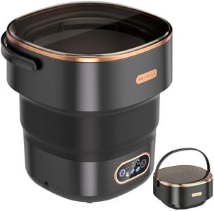 20L Mini Portable Washing Machine,Foldable Portable Washer Mini Lavadora Portatil for Apartment,RV,Camping,Travel – Wash Baby Clothes, Underwear,Bra Separately to Keep Clean and Healthy