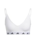 Adidas HG3783 EVYDY Cotton B Sports Bra Women's White LAC