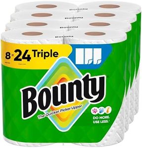 Bounty Select-A-Size Paper Towels, White, 8 Triple Rolls = 24 Regular Roll