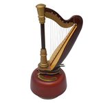 KingPoint Harp Rotating Music Box Instrument Gift Accessories Mini Home Best Gift