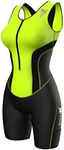 Sparx Women Triathlon Suit Tri Short Racing Cycling Swim Run, Green, Large