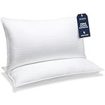 Beckham Hotel Collection Bed Pillows for Sleeping - Soft, Gel Cooling Pillow for Back, Stomach or Side Sleepers - Machine Washable, Luxury Hotel Pillows - King Size Pillows 2 Pack