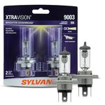 SYLVANIA 9003 (also fits H4) XtraVision Halogen Headlight Bulb, (Pack of 2)