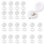 50PCS Screw Caps White, Screw Heads Covers Hinged Screw Cover Caps Plastic Screw Caps Folding Screw Cover Cap, Snap Caps Washer Covers Flip Tops for Covering Screw Protection