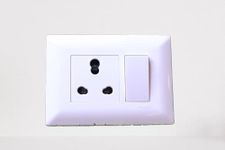 Schneider Electric - Livia White - For Large Appliances ~ Schneider 6A/16A 3-pin Socket Outlet with Shutter + 16AX 1 way switch