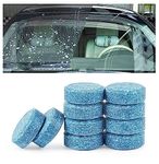 Concepta Car Windshield Glass Concentrated Washer Tablets Solid Car Effervescent Tablets Glass Solid Wiper Cleaning Tablets for Car Kitchen Window (15 PCS)