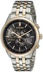 Citizen Eco-Drive Corso Quartz Men's Watch, Stainless Steel, Classic, Two-Tone (Model: AT2146-59E)