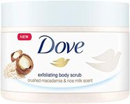Dove Body Scrub with Crushed Macada