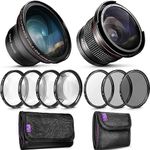 Goja KT1956 58MM Professional Accessory Kit for Canon EOS Rebel DSLR (12 Items)