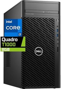 Dell Precision 3660 Tower Computer, Intel i7-13700 16-Core, 64GB RAM, 2TB NVMe SSD, Nvidia Quadro T1000 8GB DDR6, Mini-Display Port, AC Wi-Fi, Bluetooth - Windows 11 Pro, Black Desktop