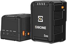 ZGCINE ZG-S200 199.8Wh V Mount Battery, 14.8V V Lock V Shape Rechargeable Li-ion Battery PD Fast Charging for Camera DSLR