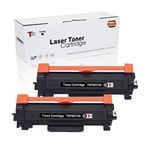 TN760 TonerSave 2PK Compatible Brother TN-760 TN730 Toner for Brother DCP-L2550DW HL-L2390DW HL-L2370DW HL-L2350DW HL-L2370DWXL HL-L2395DW MFC-L2710DW MFC-L2730DW MFC-L2750DW MFC-L2750DWXL TN-730