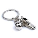 XINTONG Football Keyring, Metal Football Boot Keyring Personalised Football Keyring Gift Keychain for Boys Girls Sports Fans