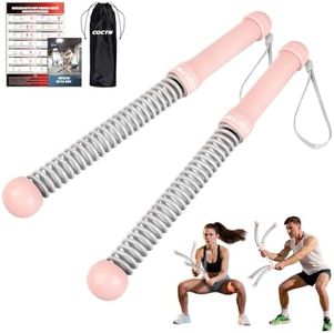Weighted Ropeless Battle Ropes, Heavy Duty Portable Cordless Battle Ropes for Home Gym with Poster, Workout Exercise Rope for Strength Building, HIIT and Low-Impact Aerobic Training for Men & Women