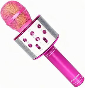 FINYIORE Microphone for Kids Child Microphones Wireless Bluetooth Karaoke Microphone Boys Girls Gift Birthday Thanksgiving Christmas (Purple)