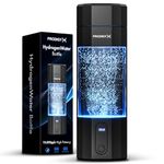 PRODIGY X Hydrogen Water Bottle - Portable Hydrogen Generator - 10,000ppb Potency - Thick Bottle - Water Molecular Ionizer - Premium Bottle