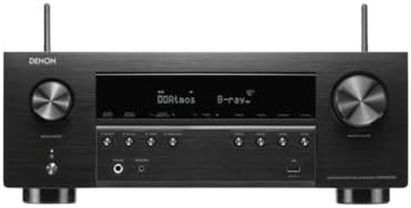 Denon AVR-S960H 8K Ultra HD 7.2 Channel (90Watt X 7) AV Receiver 2020 Model - Built for Gaming, Music Streaming, 3D Audio & Video, Alexa + HEOS, Black