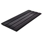 Mondeer 12PCS Roof Sheets, Roofing Tiles Cladding Galvanized Metal 115 * 45CM / 6m² 0.3MM for Replacing on Carport Canopy Greenhouse Billboard Black