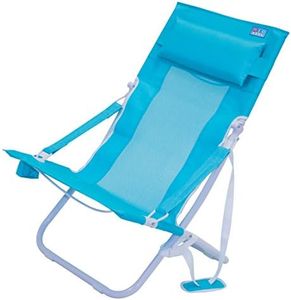 Rio Beach Portable Compact Fold Breeze Beach Sling Chair, Teal