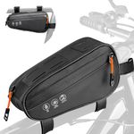 Eyein Bike Frame Bag, Waterproof Reflective Bike Triangle Bag with Two Side Pockets, Bicycle Top Tube Bag Storage Pouch for Phone Cash, Repair Tool, Mini Pump Outdoor Riding MTB Road Bike