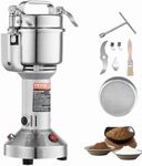 VEVOR 150g Electric Grain Mill Grinder, High Speed 850W Commercial Spice Grinders, Stainless Steel Pulverizer Powder Machine, for Dry Grains Spices Cereals Coffee Corn Pepper, Straight Type