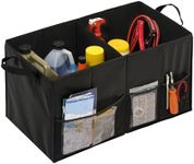 Honey-Can-Do SFT-01166 Black Folding Trunk Organizer, Black