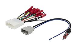 SCOSCHE NN4A2B Compatible with Select 2007-Up Nissan and Subaru Vehicles Wire Harness & Antenna Adapter Bundle