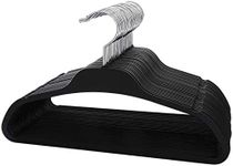 ELONG HOME Rubber Coated Hangers 30 Pack, Non-Slip Clothes Hangers with Rustproof Hooks, Space Saving Thin Design for Closet/Retail/Home