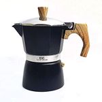 Coffee Culture Stovetop Coffee Maker, 3 Cup Size, Black