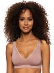 Felina | Seamless Wire-Free Bra | Comfort | Support | Shape (Medium, Rose Tan)