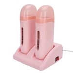 FILFEEL Roll On Wax Warmer with Double Cartridges, Professional Hair Removal Wax Heaters Hair Roller Epilator Wax Machine - (220V)