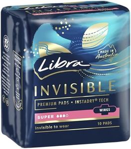 Libra Invisible Pads Super with Wings, Pack of 10