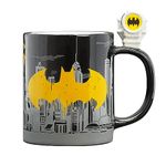 ABYstyle DC Comics Bat-Signal & Batman Ceramic Coffe Mug 3D Handle Movies Superhero Action Drinkware Home & Kitchen Merch Gift