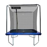 Ultrasport Rectangular Trampoline, Stand-up, Trampoline With Large Jumping Surface, Many Safety Features, Sturdy Outdoor Trampoline Frame, In 2 Sizes, 244x366 cm
